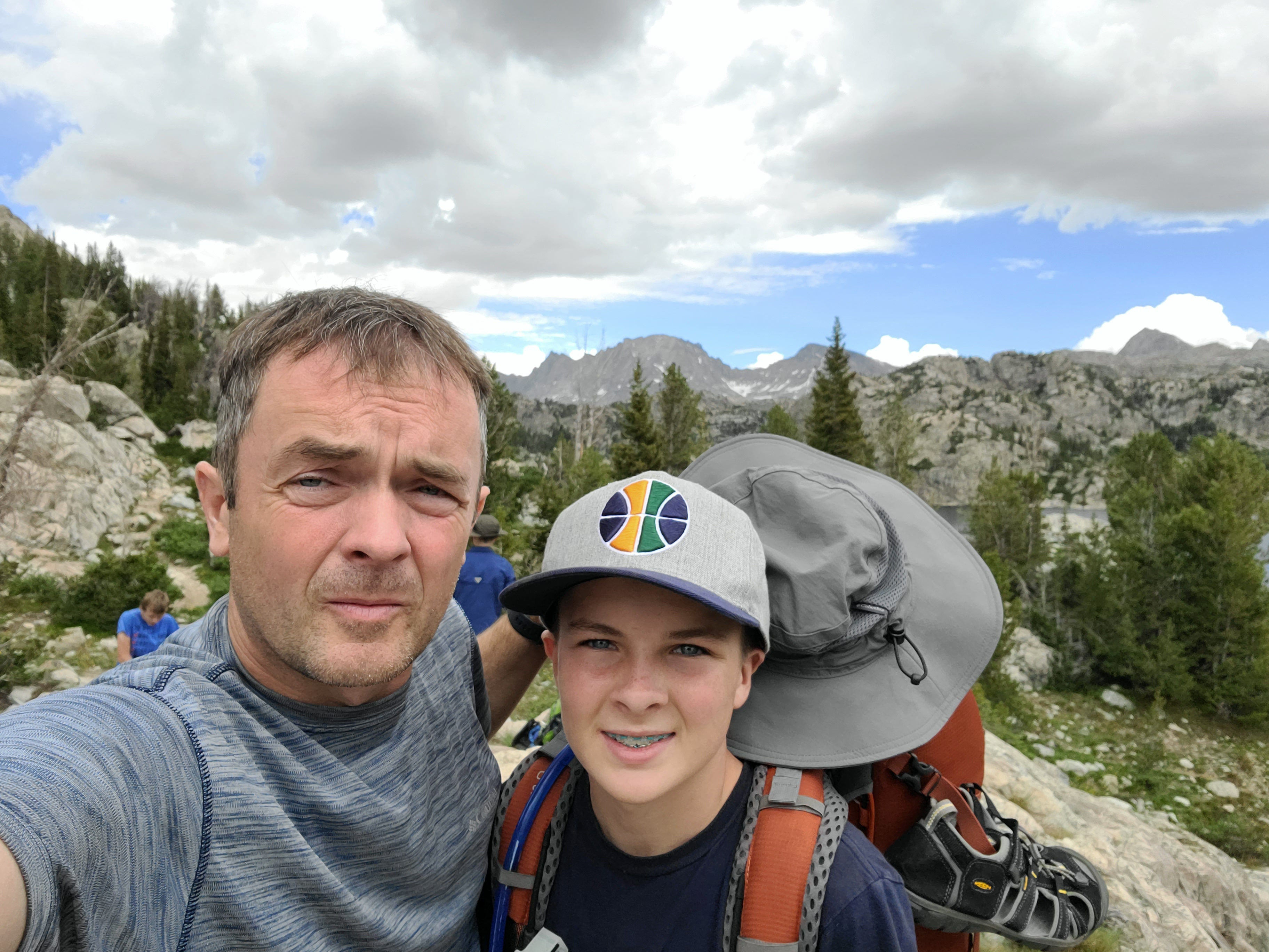 2022 Wind River Trip - Day 2 (Sapphire Lake to Island Lake, Titcomb Basin)