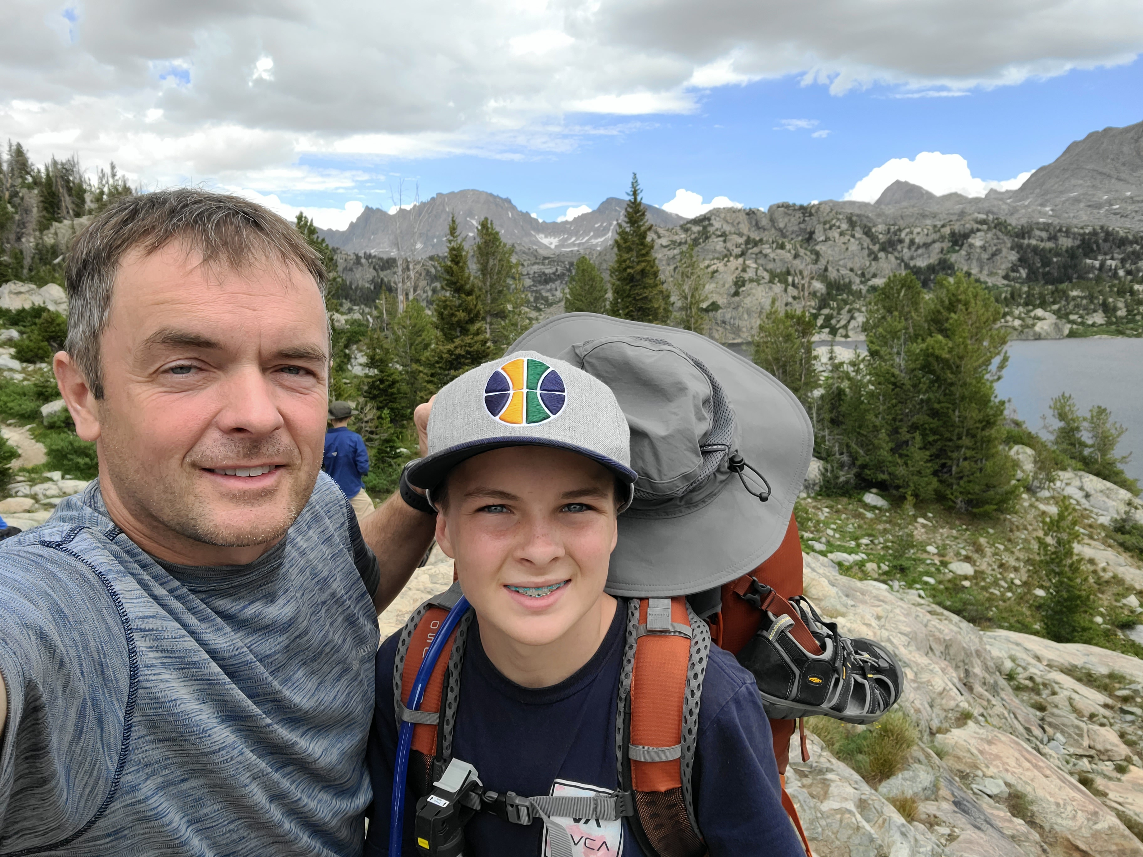 2022 Wind River Trip - Day 2 (Sapphire Lake to Island Lake, Titcomb Basin)