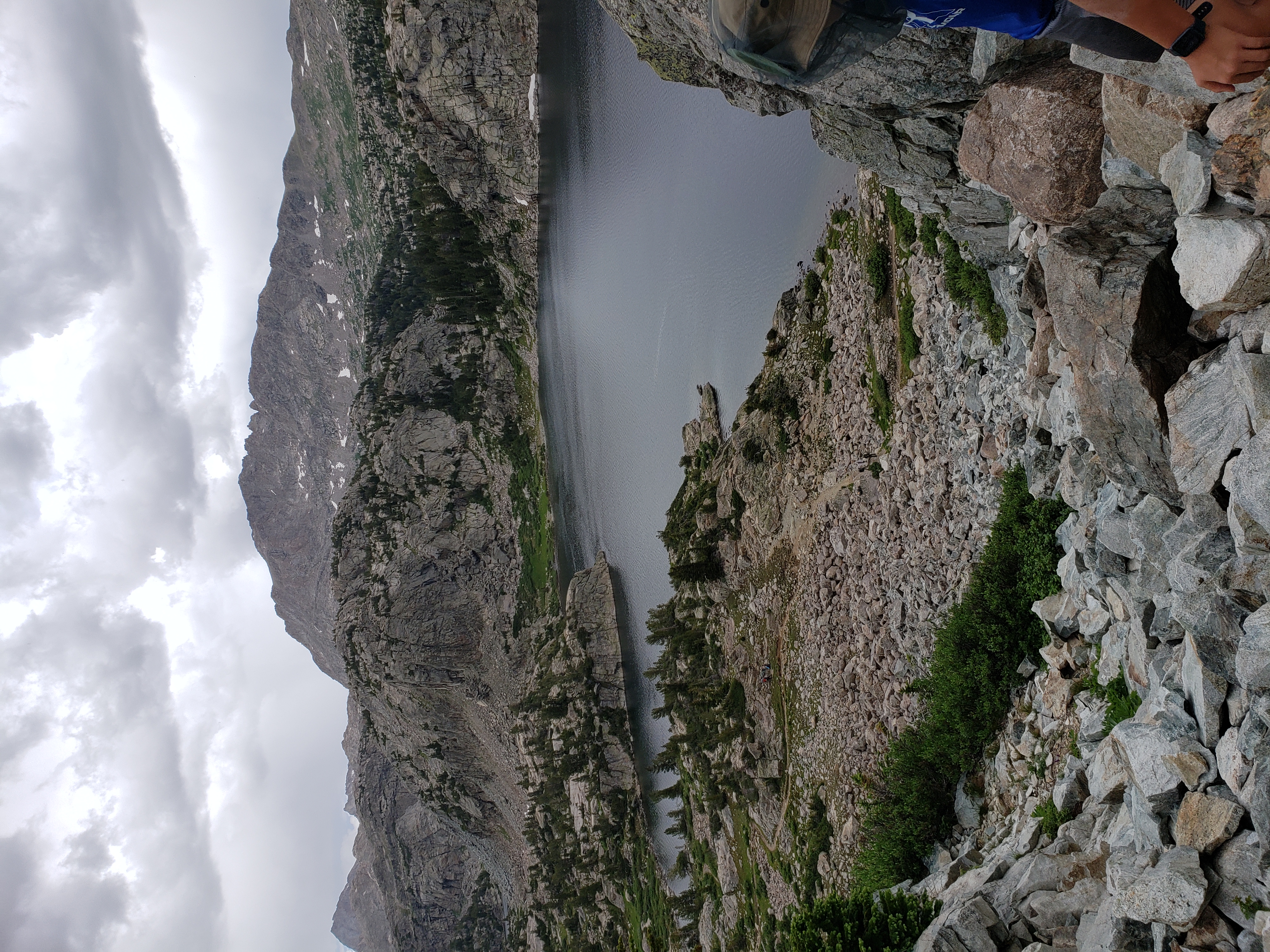 2022 Wind River Trip - Day 2 (Sapphire Lake to Island Lake, Titcomb Basin)