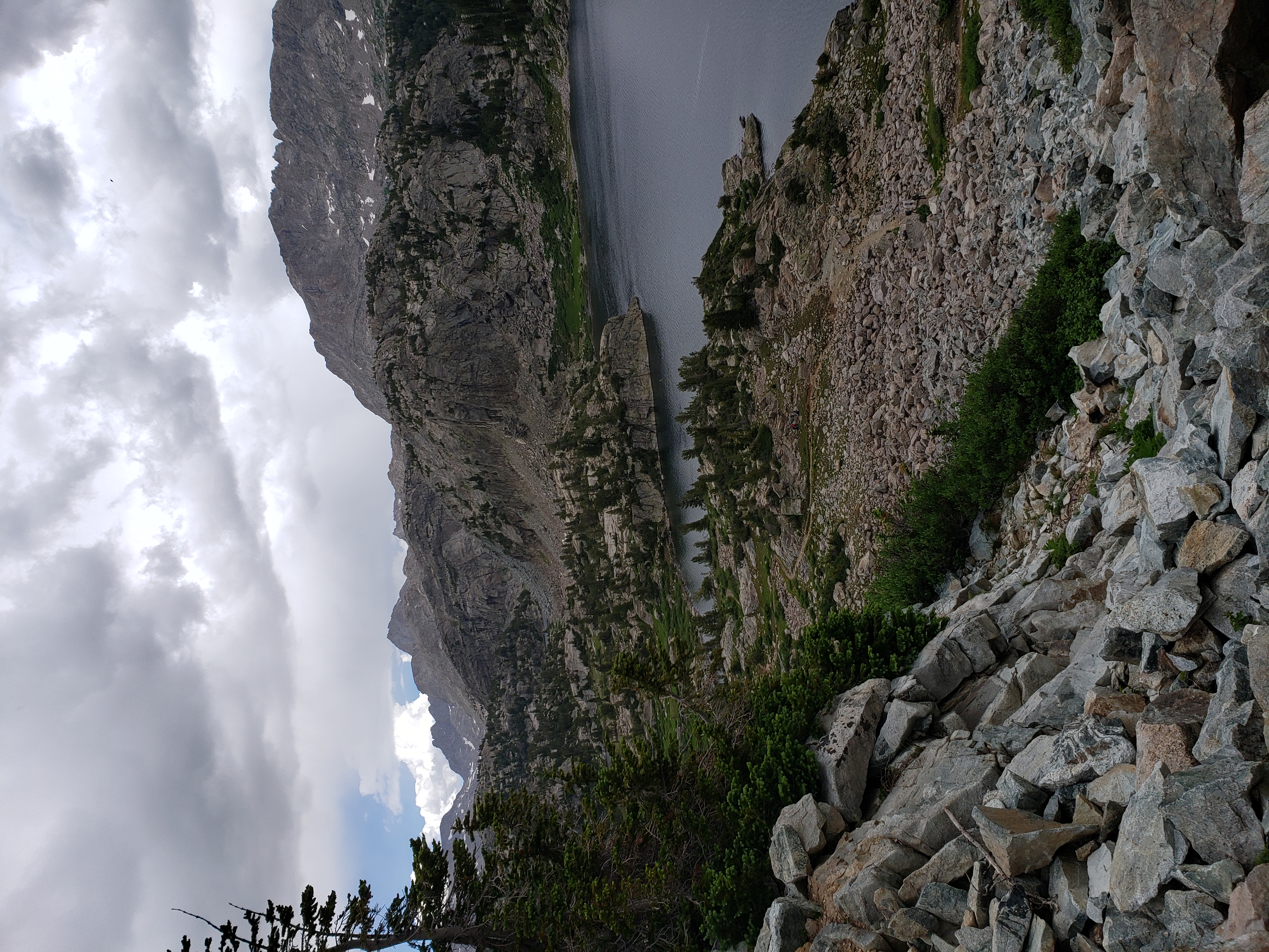 2022 Wind River Trip - Day 2 (Sapphire Lake to Island Lake, Titcomb Basin)