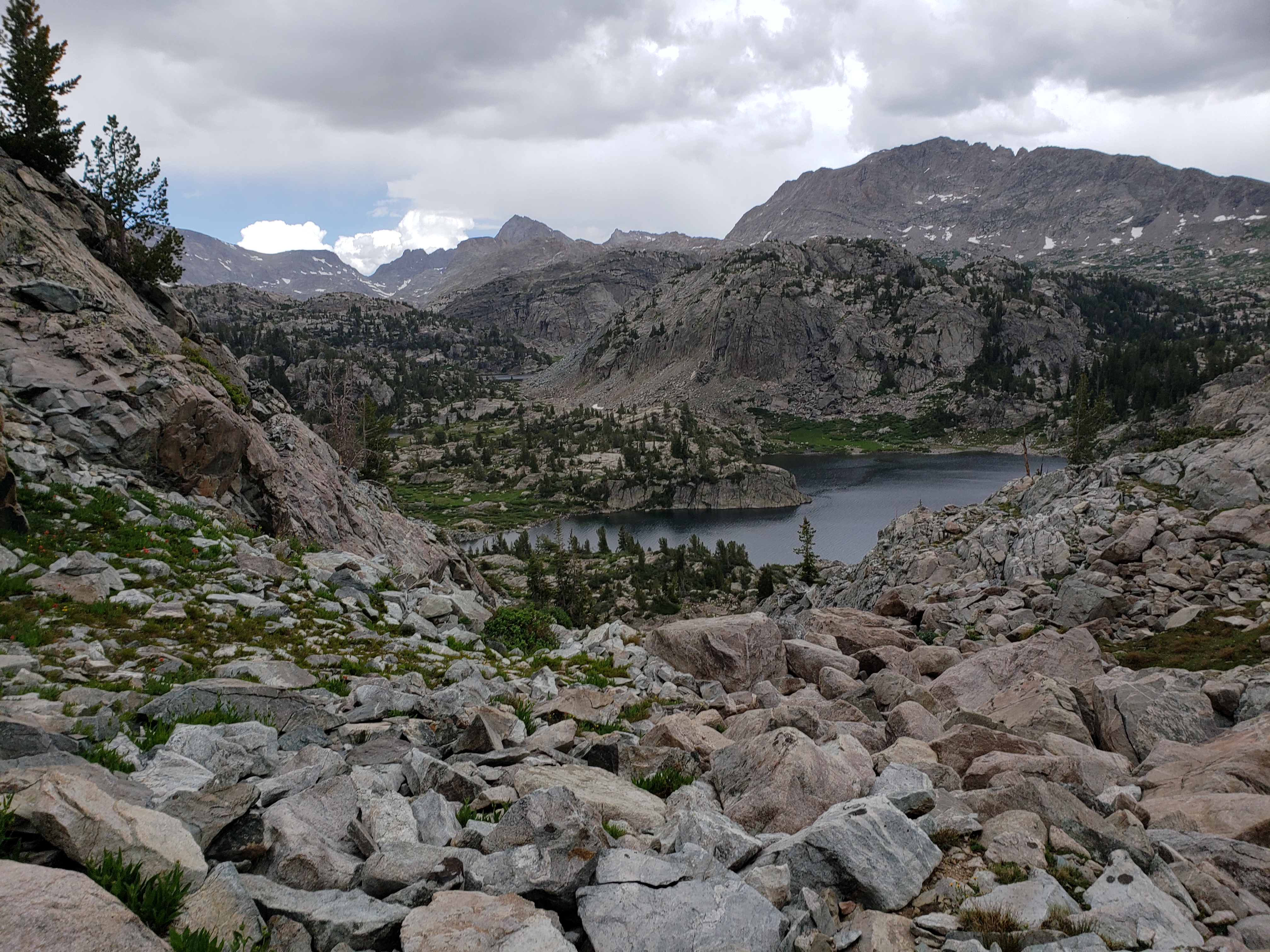 2022 Wind River Trip - Day 2 (Sapphire Lake to Island Lake, Titcomb Basin)