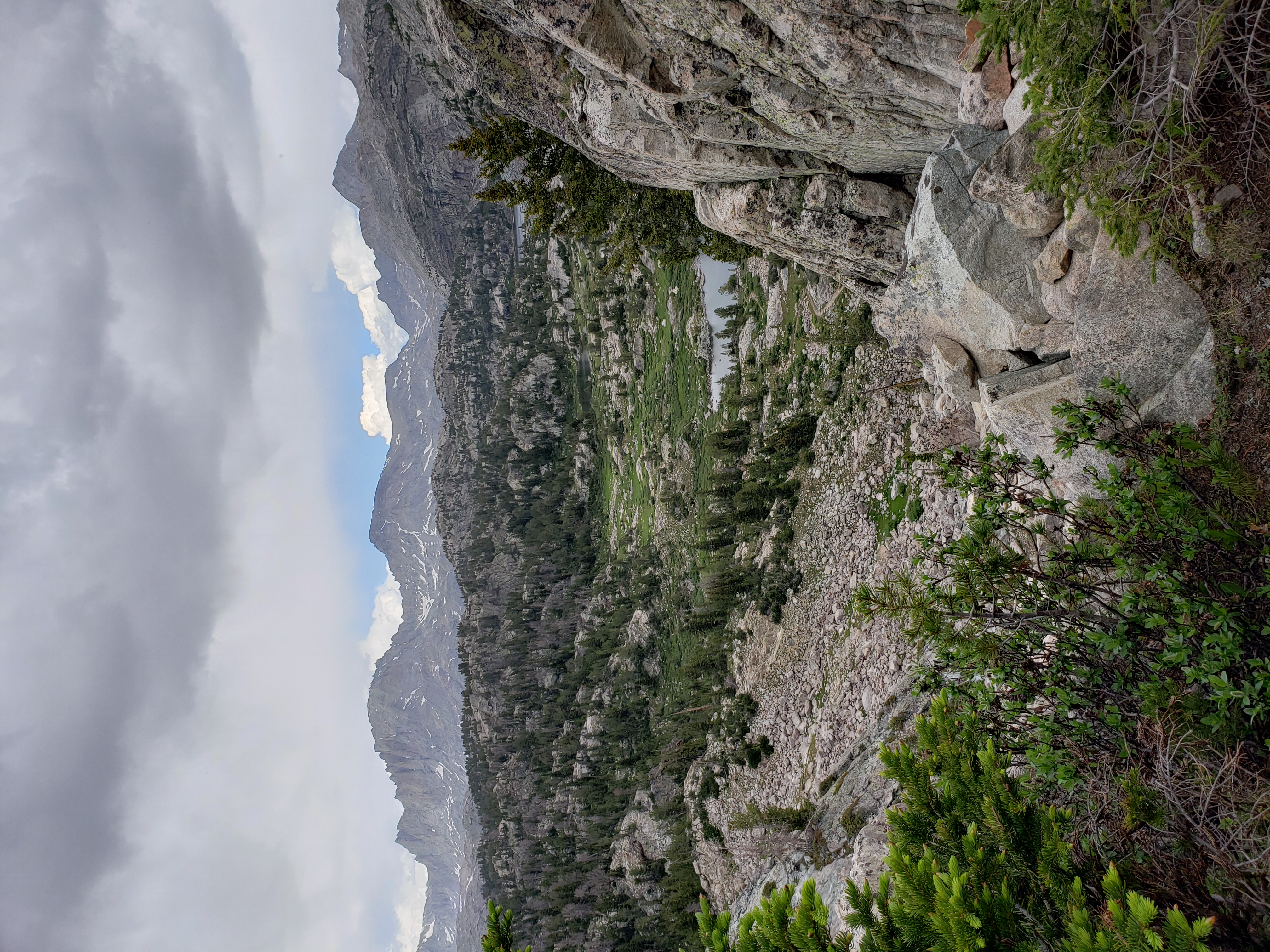 2022 Wind River Trip - Day 2 (Sapphire Lake to Island Lake, Titcomb Basin)