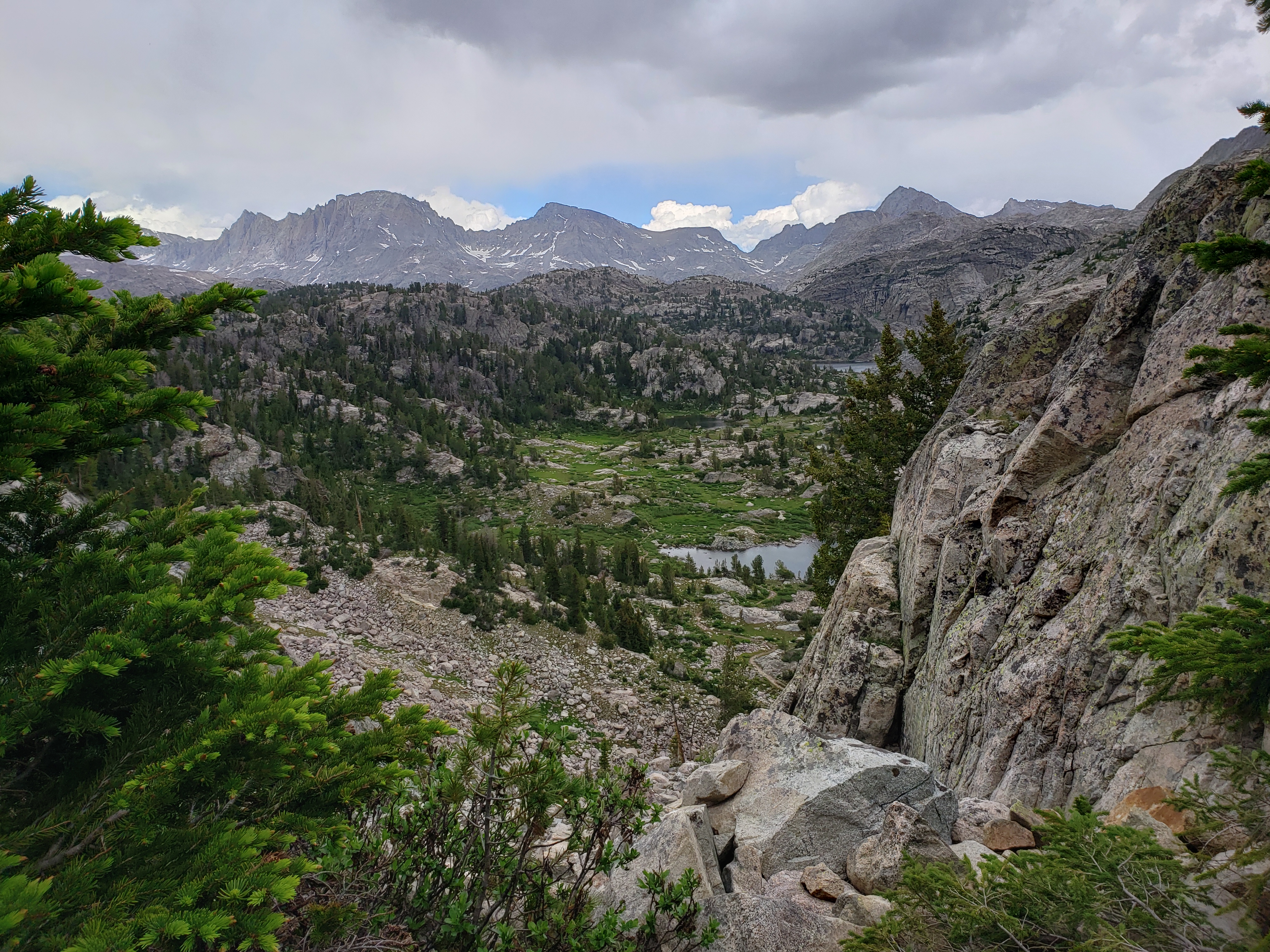 2022 Wind River Trip - Day 2 (Sapphire Lake to Island Lake, Titcomb Basin)