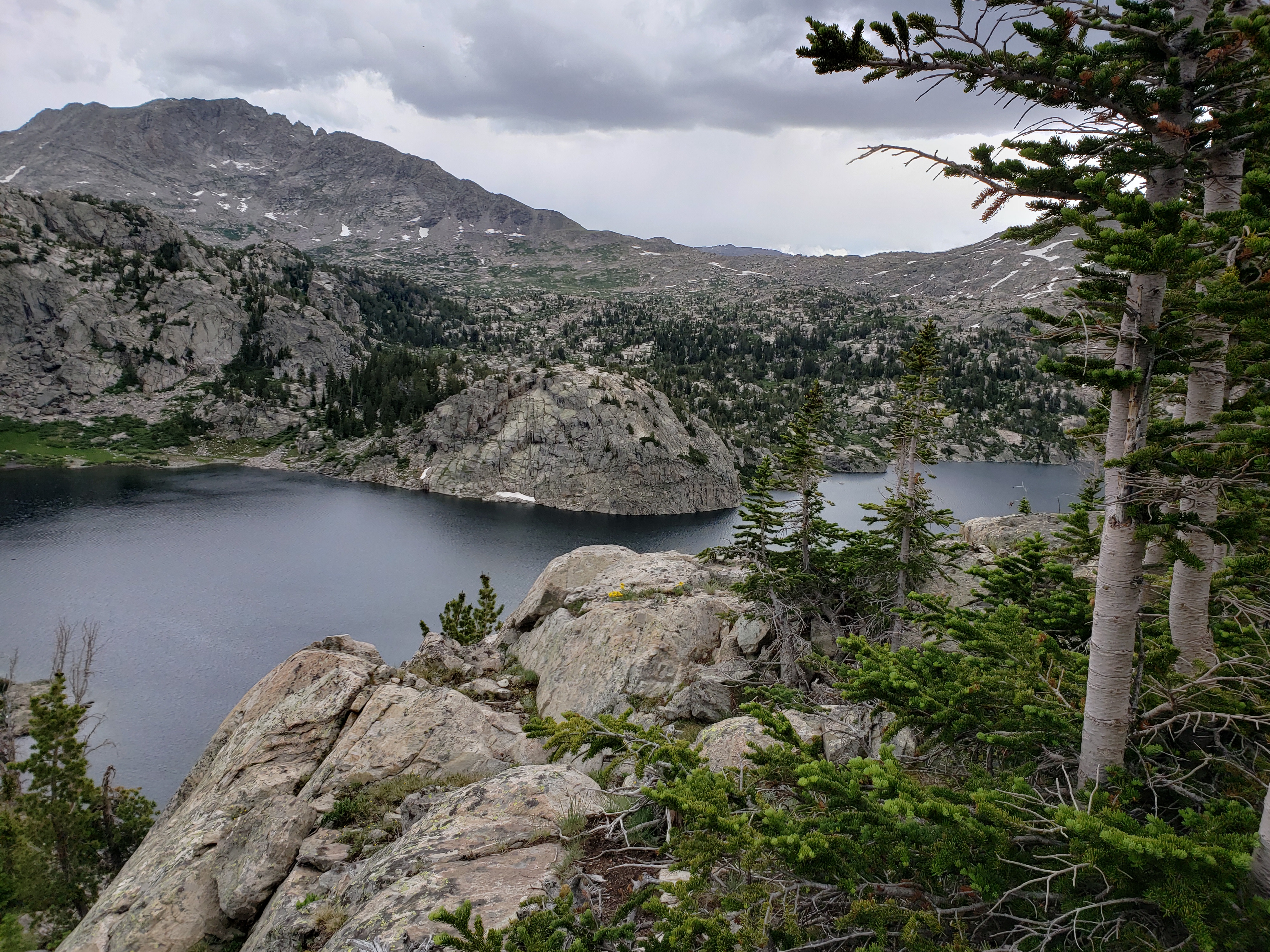 2022 Wind River Trip - Day 2 (Sapphire Lake to Island Lake, Titcomb Basin)