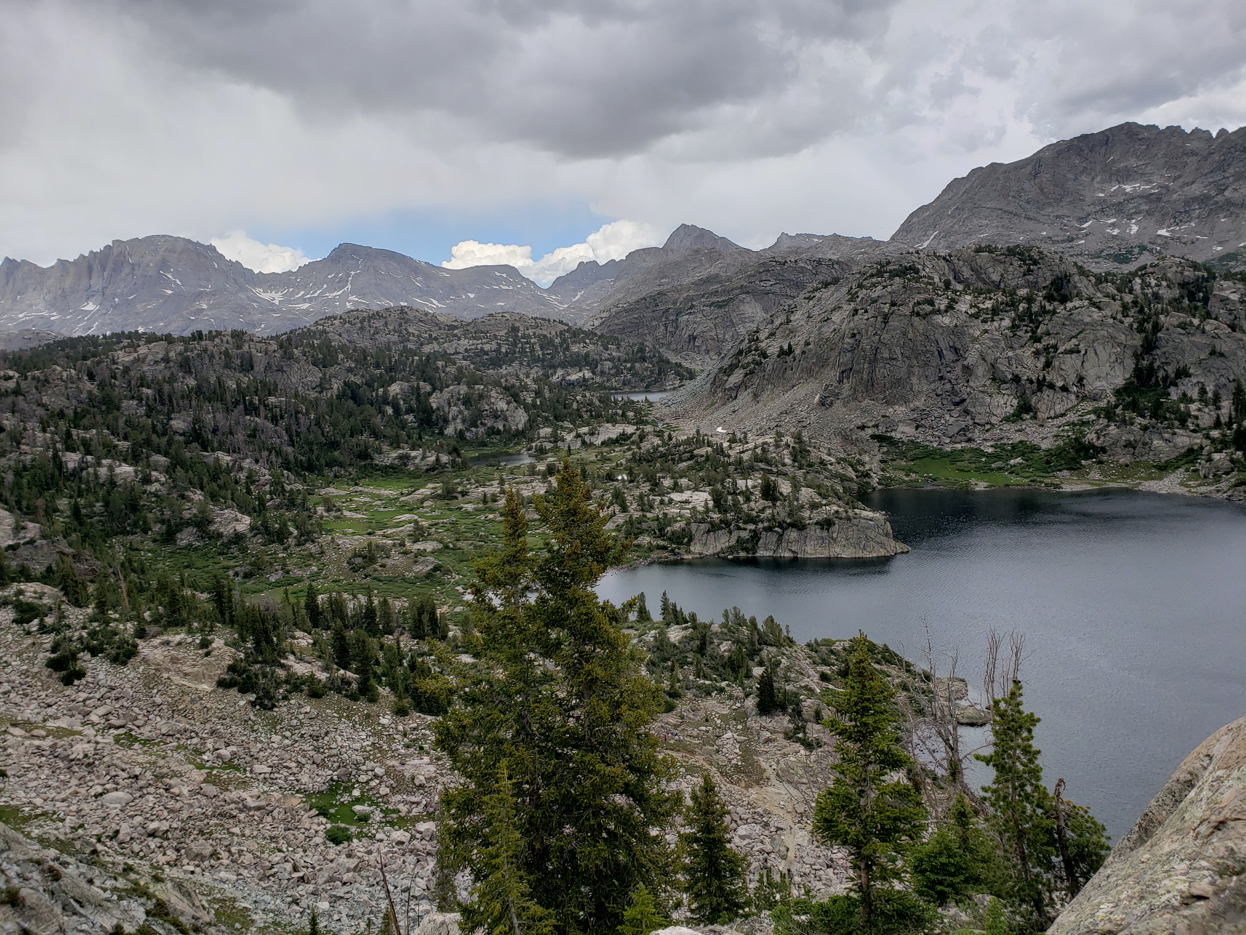 2022 Wind River Trip - Day 2 (Sapphire Lake to Island Lake, Titcomb Basin)