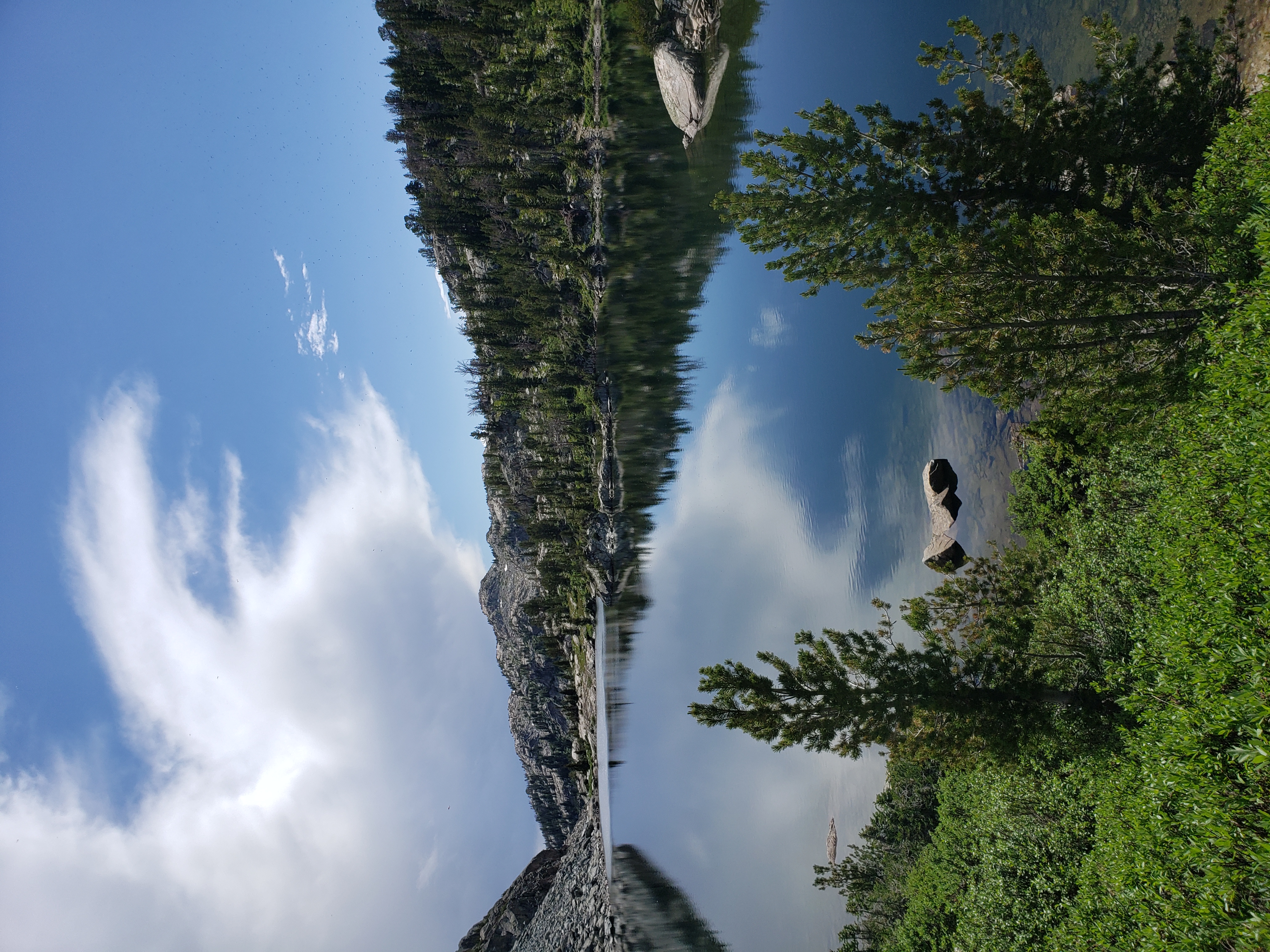 2022 Wind River Trip - Day 2 (Sapphire Lake to Island Lake, Titcomb Basin)