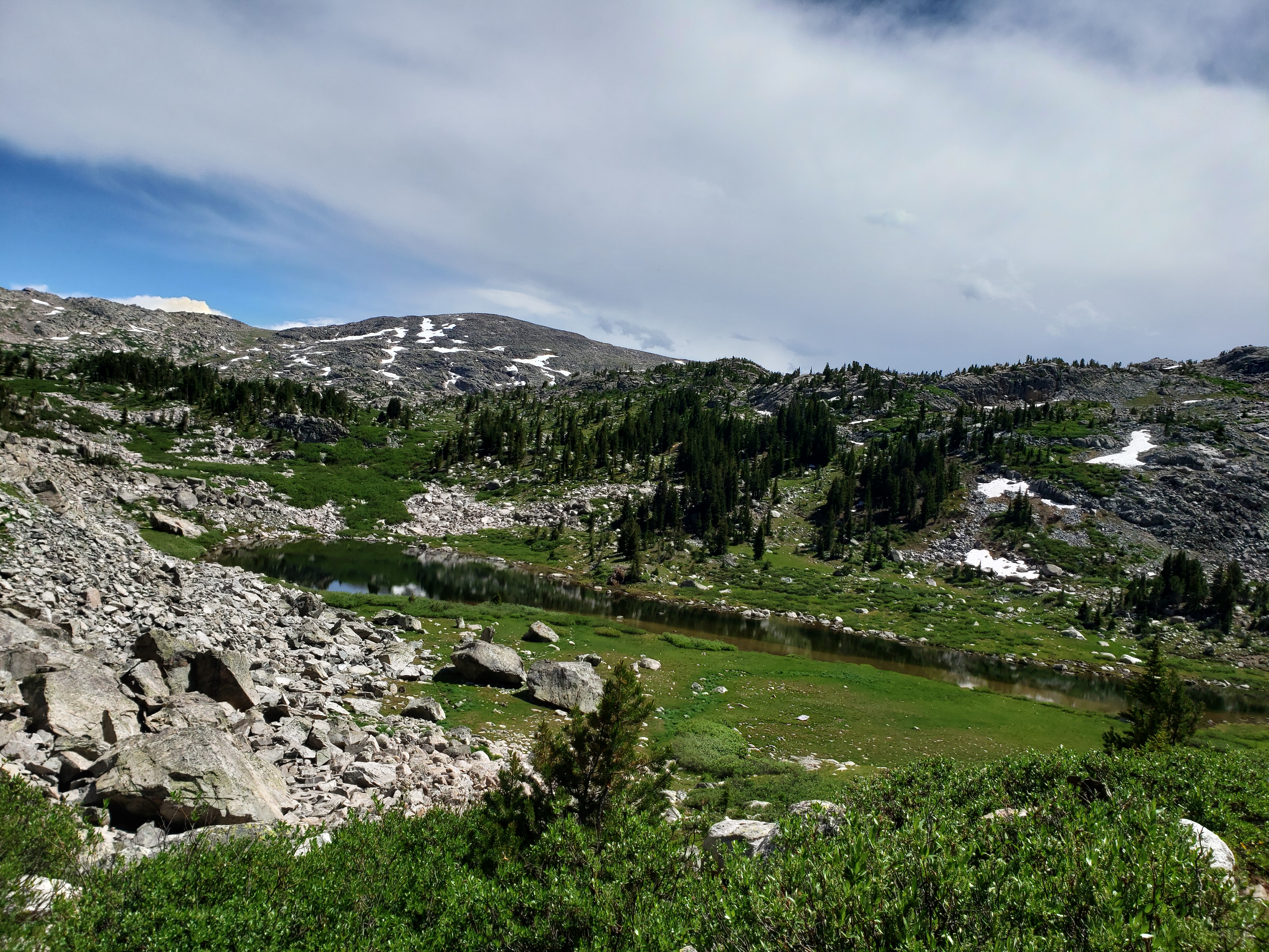 2022 Wind River Trip - Day 2 (Sapphire Lake to Island Lake, Titcomb Basin)