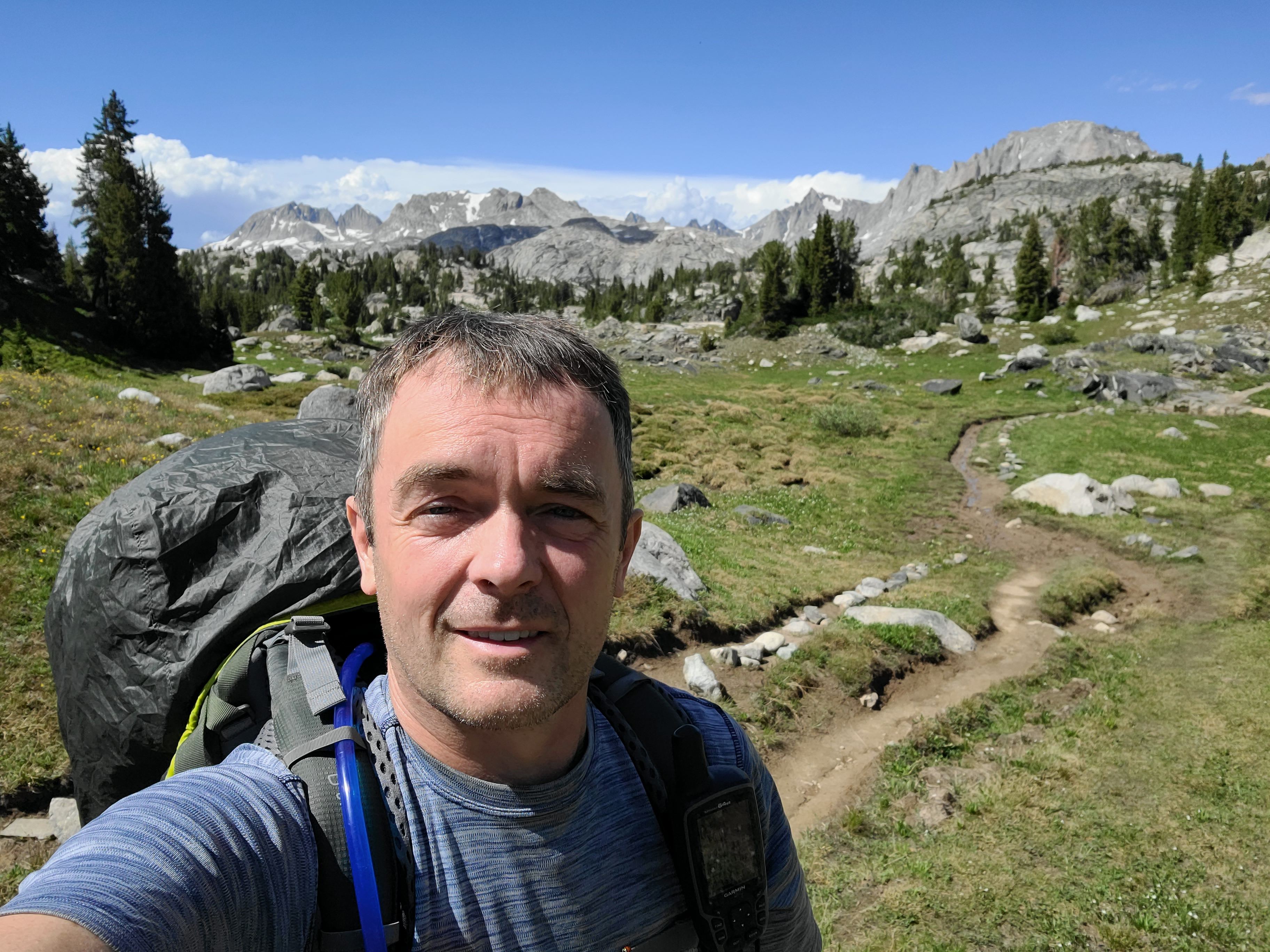 2022 Wind River Trip - Day 2 (Sapphire Lake to Island Lake, Titcomb Basin)