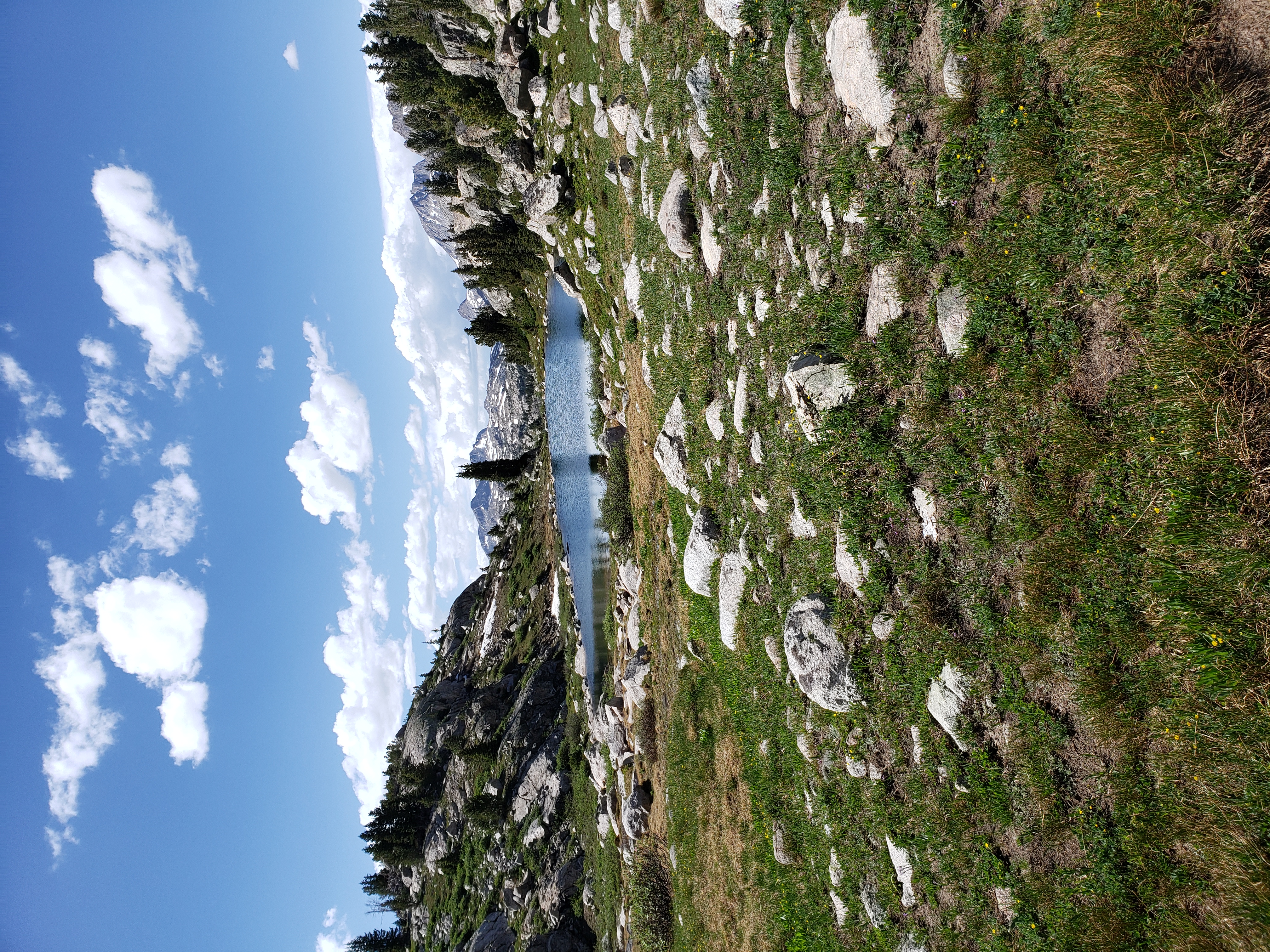 2022 Wind River Trip - Day 2 (Sapphire Lake to Island Lake, Titcomb Basin)