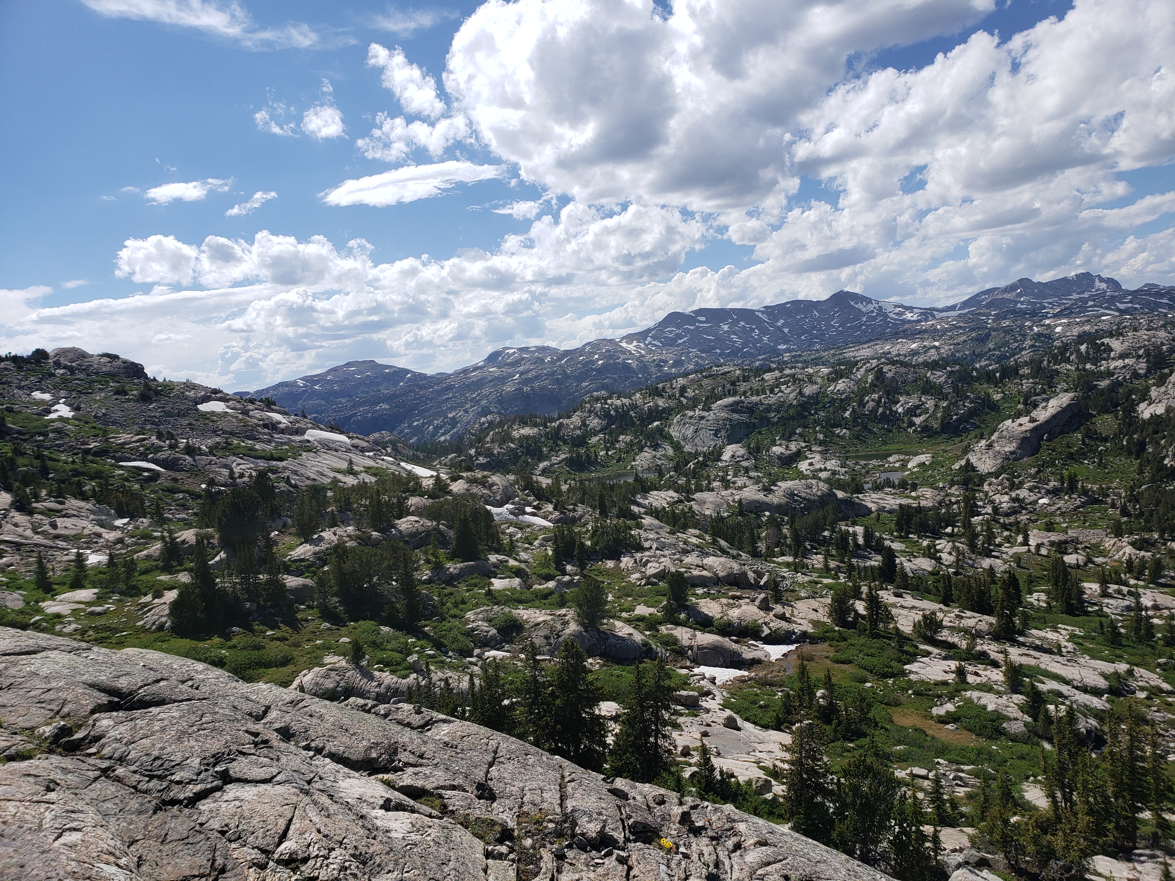 2022 Wind River Trip - Day 2 (Sapphire Lake to Island Lake, Titcomb Basin)