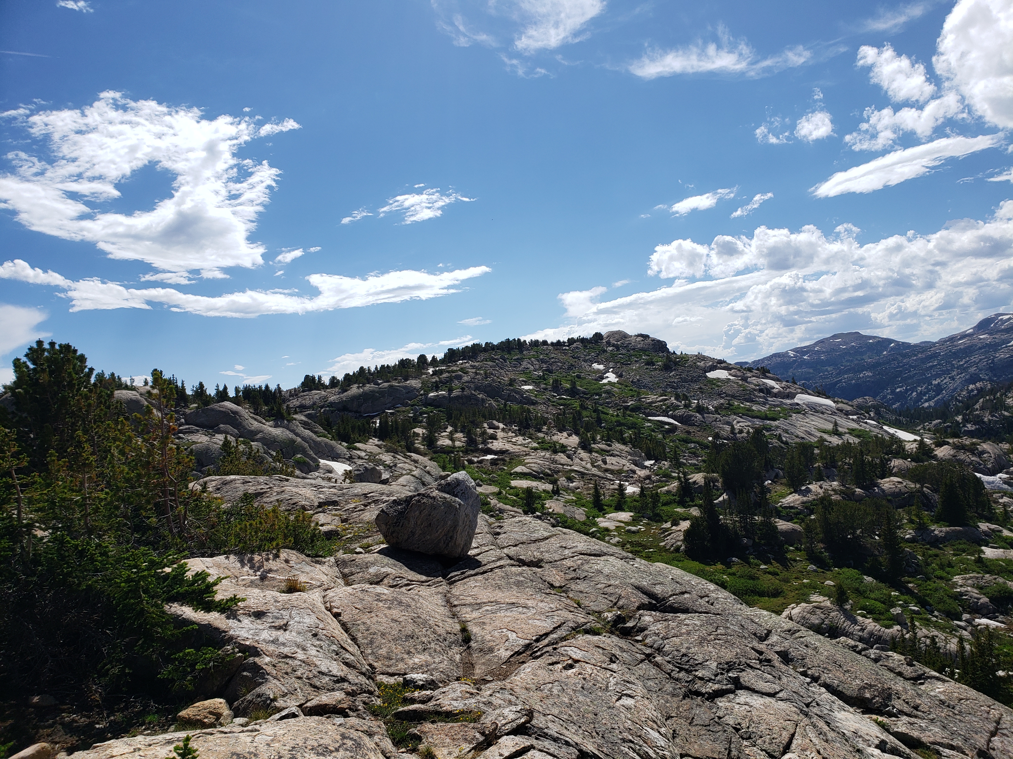 2022 Wind River Trip - Day 2 (Sapphire Lake to Island Lake, Titcomb Basin)