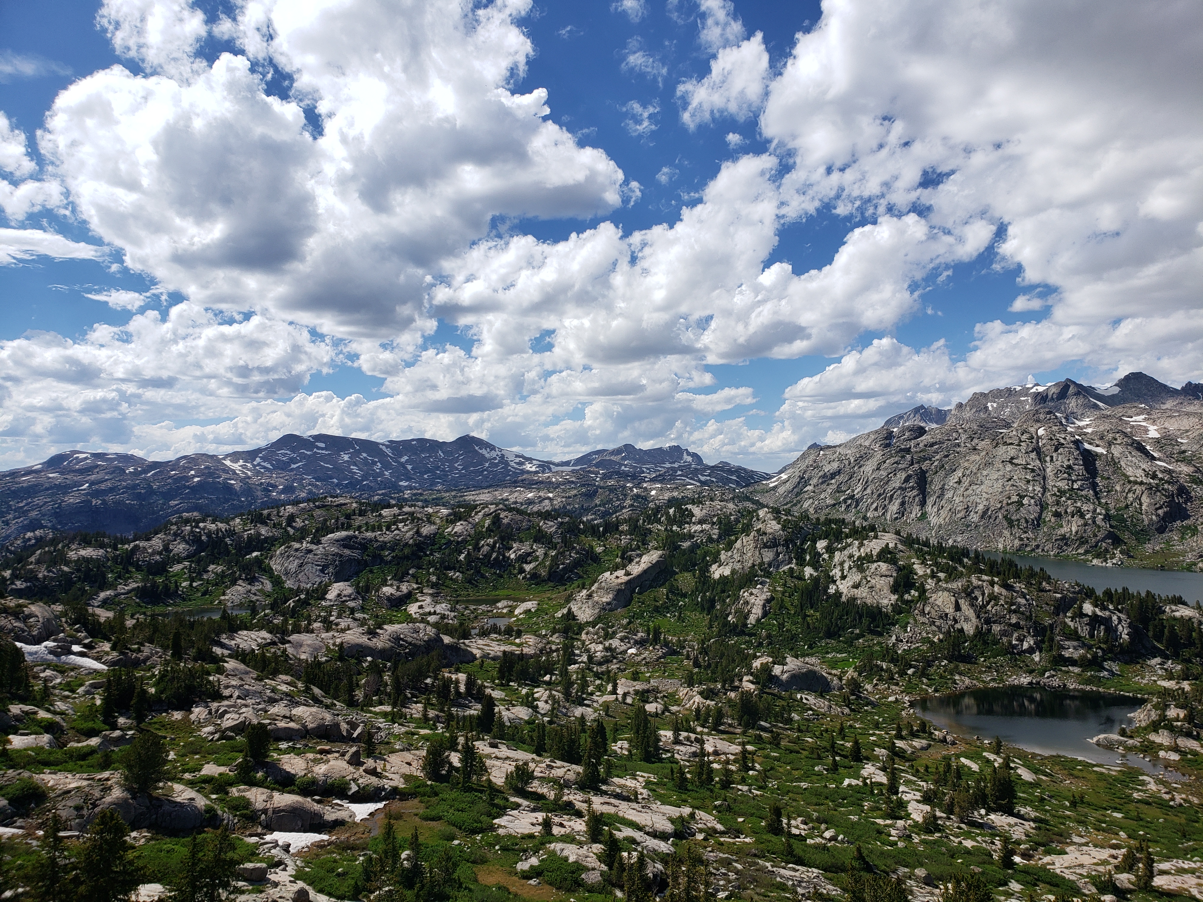 2022 Wind River Trip - Day 2 (Sapphire Lake to Island Lake, Titcomb Basin)