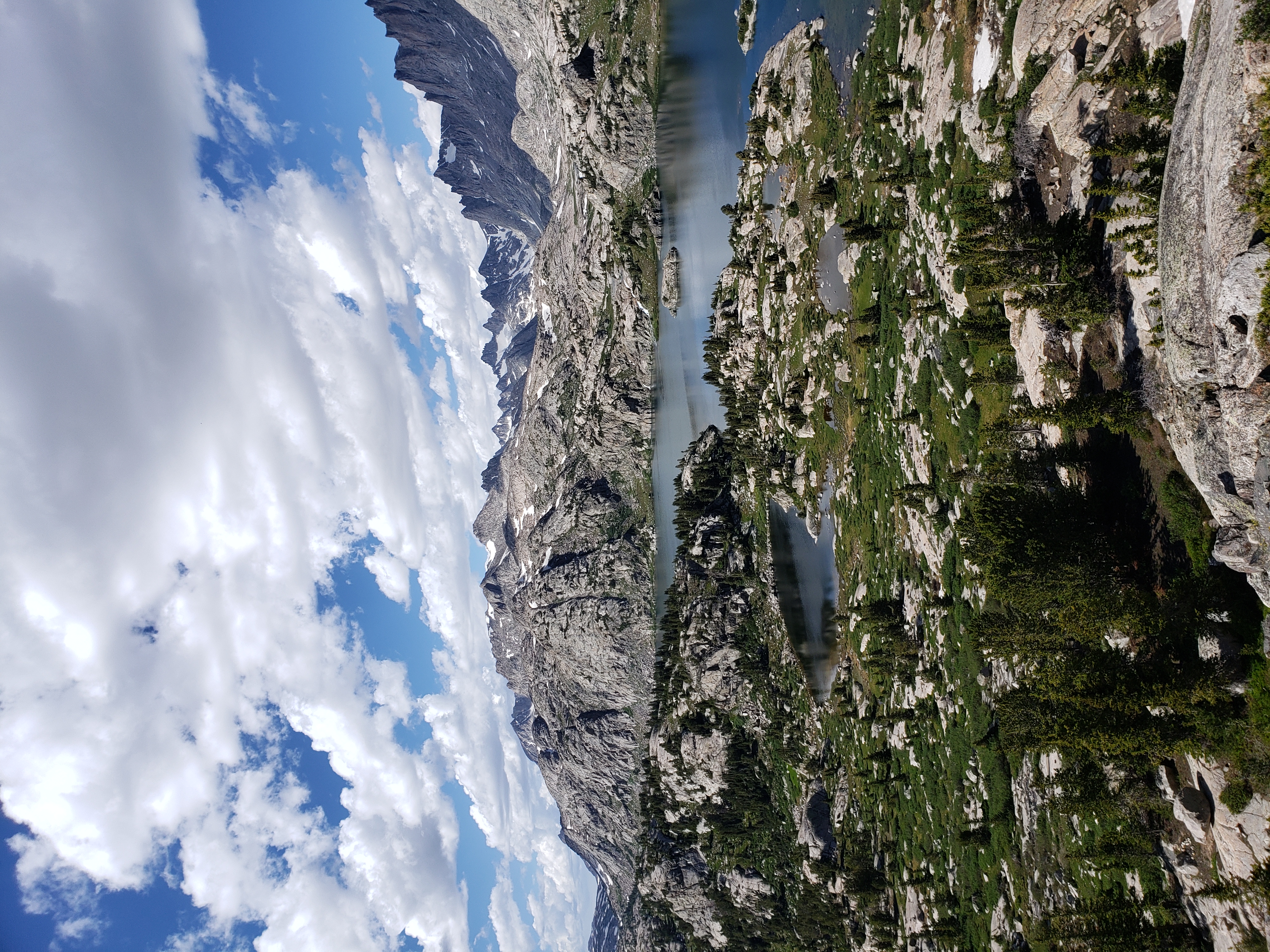 2022 Wind River Trip - Day 2 (Sapphire Lake to Island Lake, Titcomb Basin)