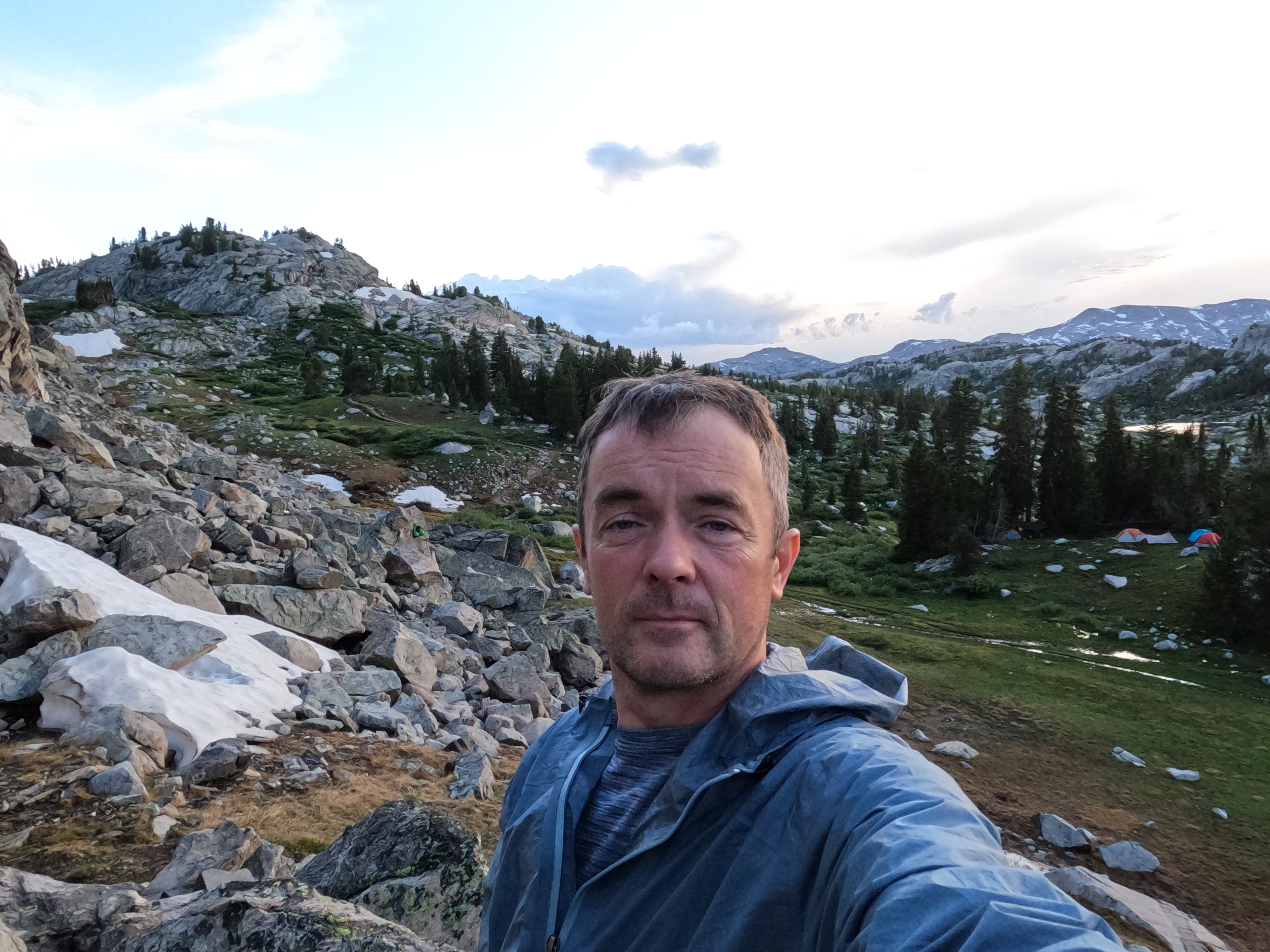 2022 Wind River Trip - Day 2 (Sapphire Lake to Island Lake, Titcomb Basin)