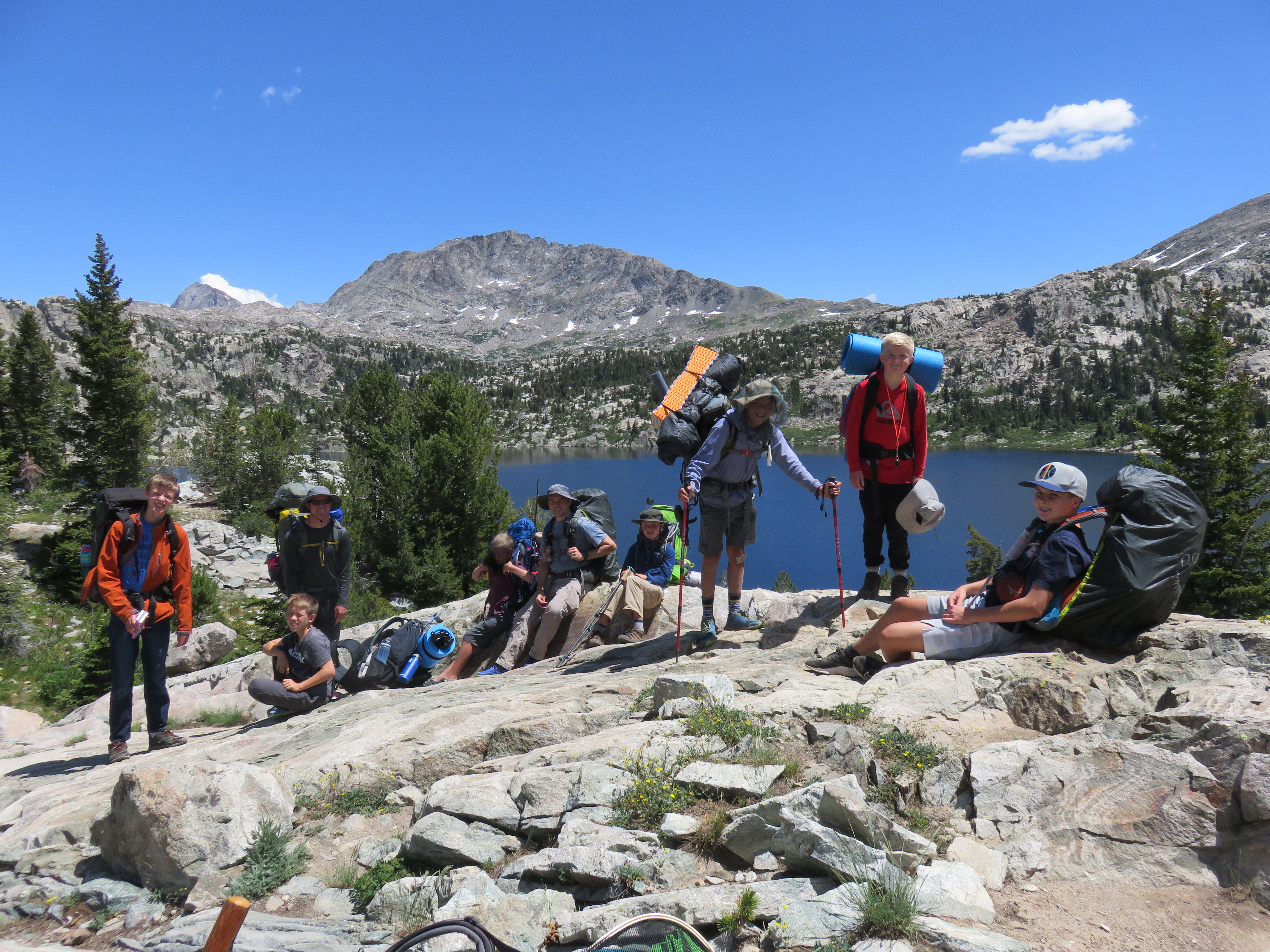 2022 Wind River Trip - Day 2 (Sapphire Lake to Island Lake, Titcomb Basin)