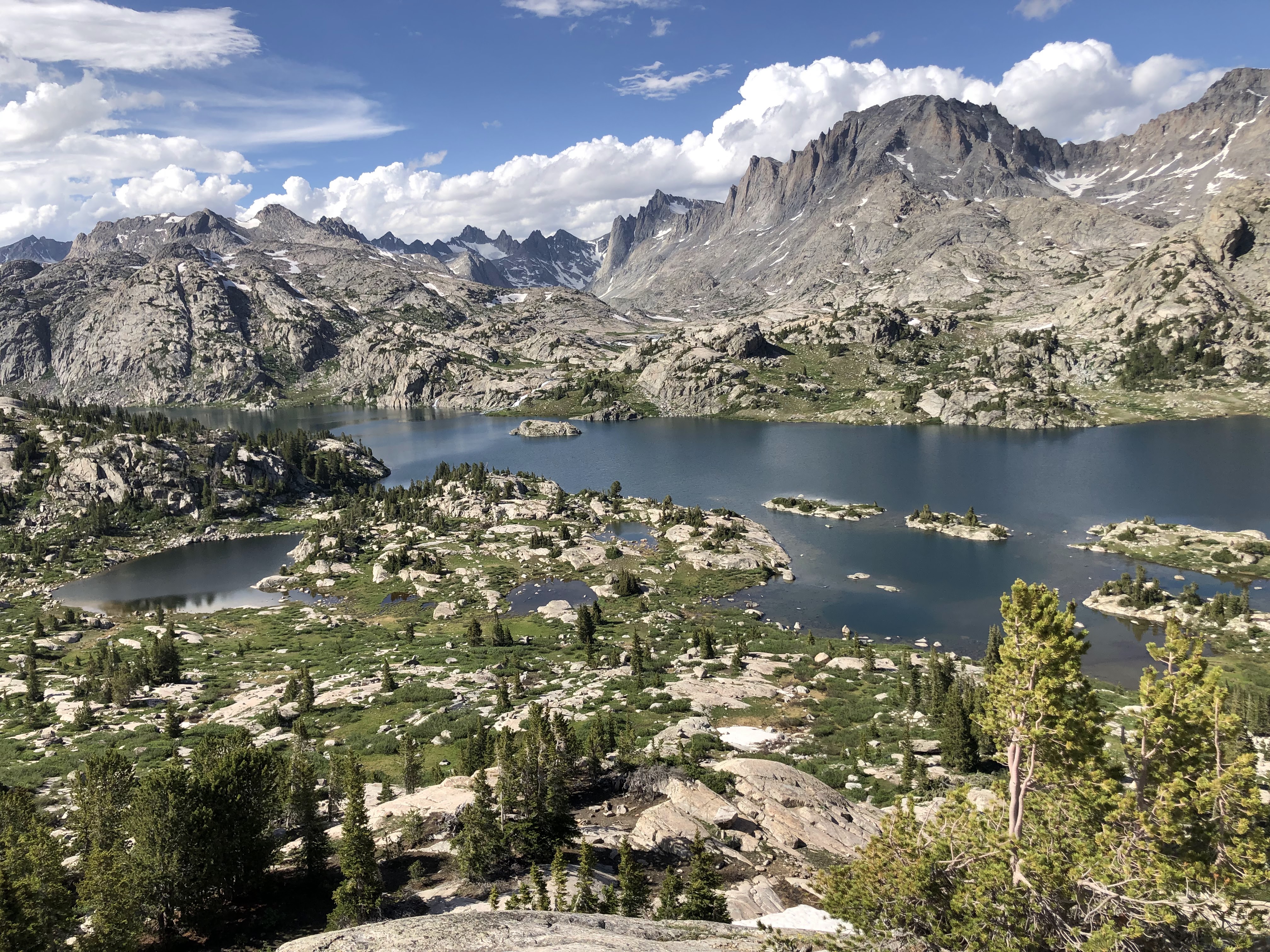 2022 Wind River Trip - Day 2 (Sapphire Lake to Island Lake, Titcomb Basin)