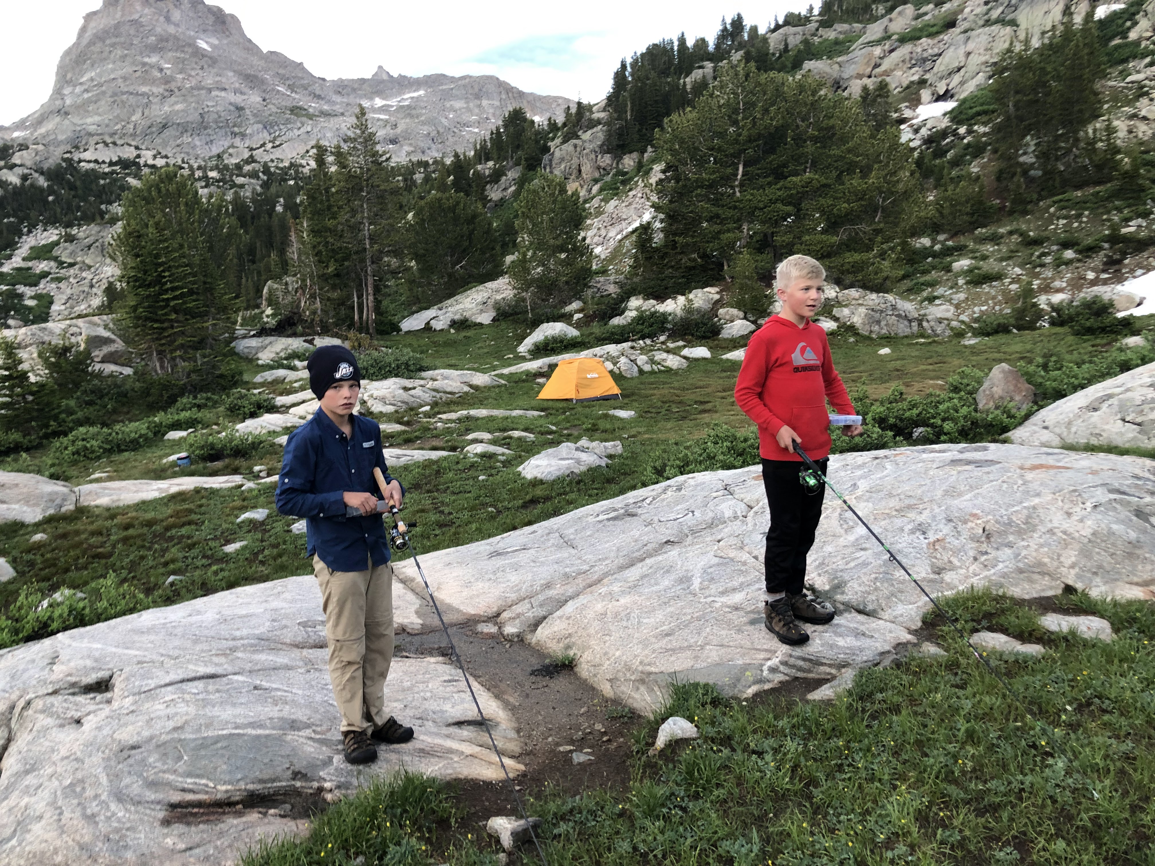 2022 Wind River Trip - Day 2 (Sapphire Lake to Island Lake, Titcomb Basin)