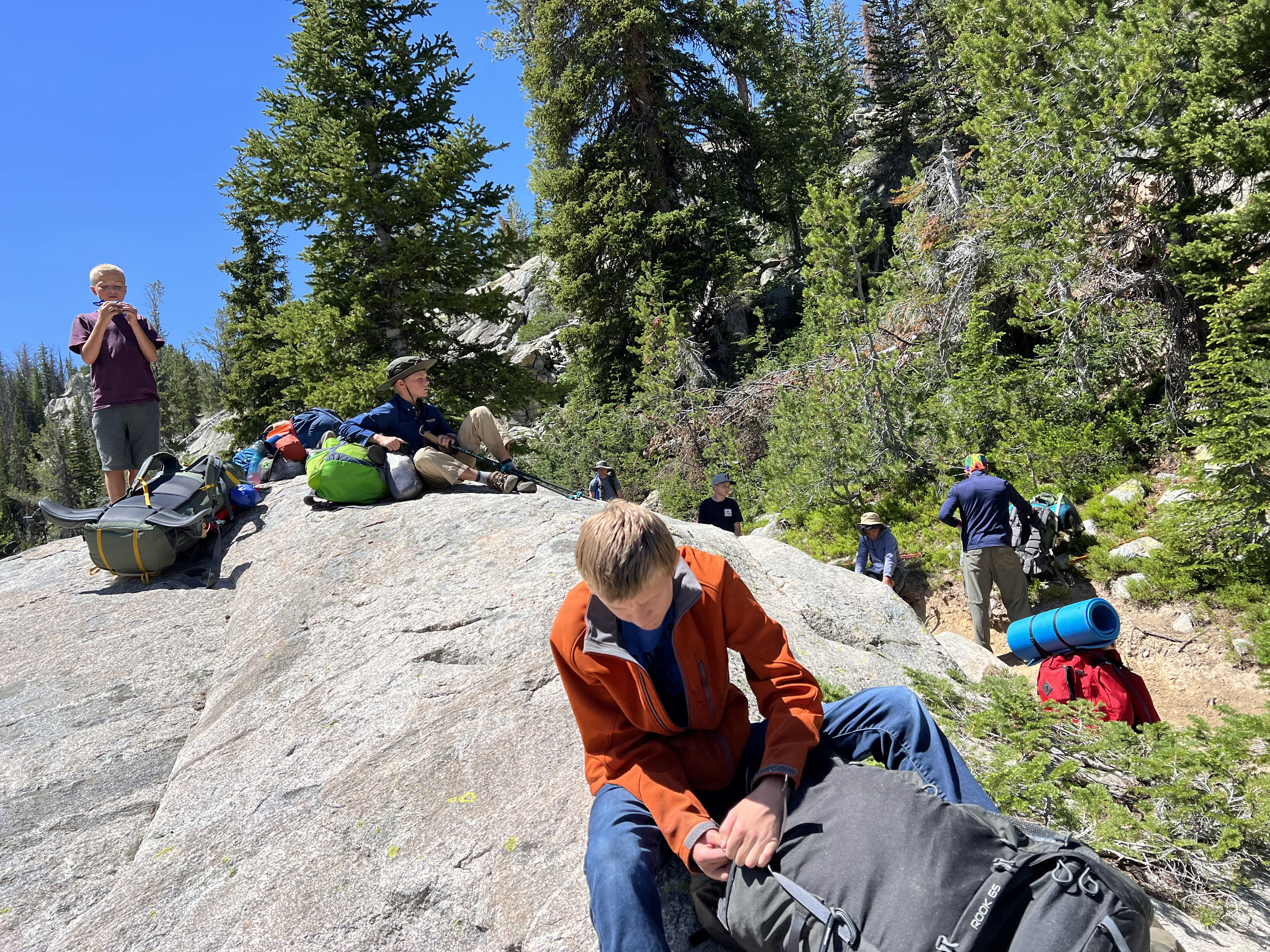 2022 Wind River Trip - Day 2 (Sapphire Lake to Island Lake, Titcomb Basin)