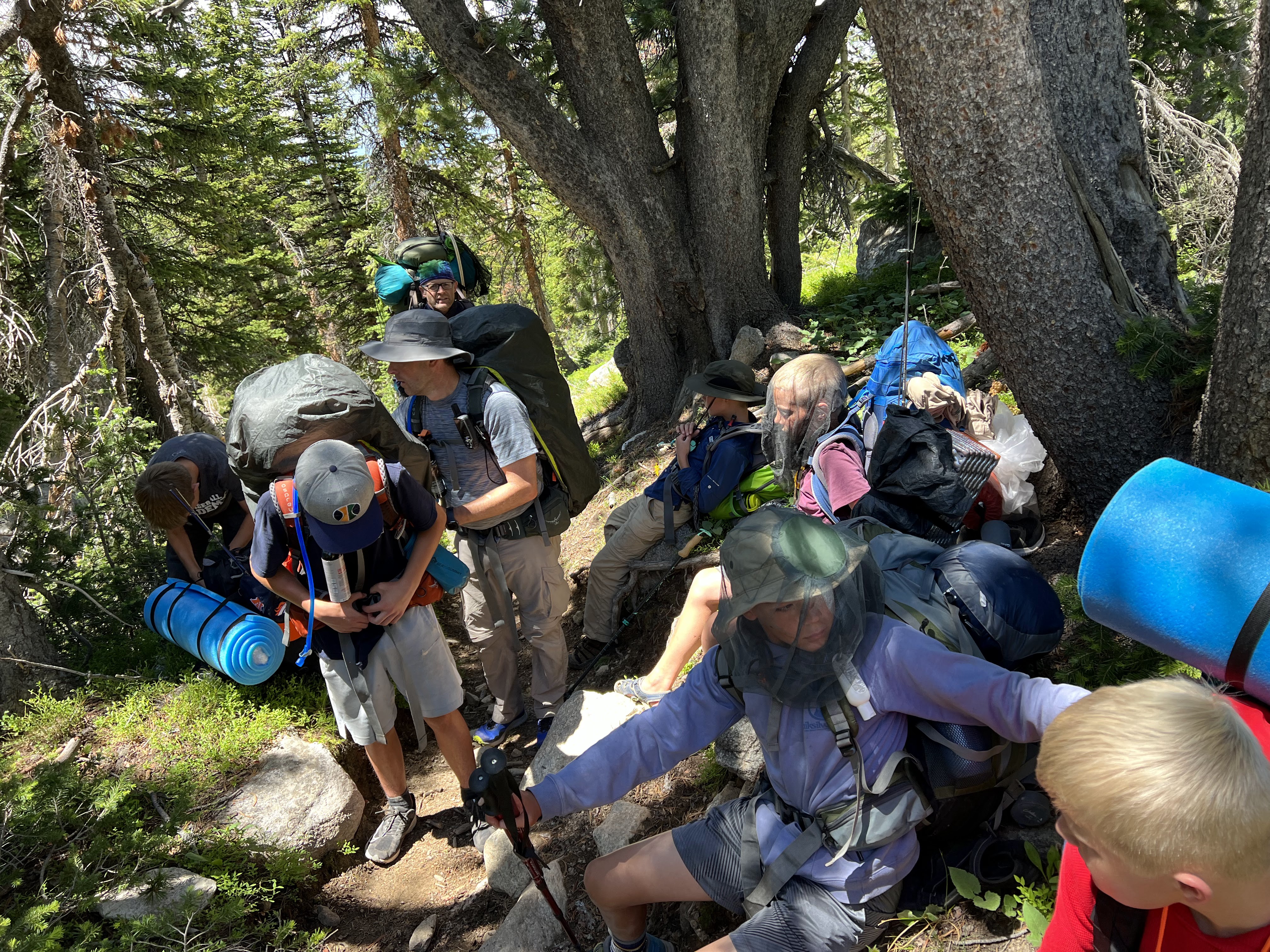 2022 Wind River Trip - Day 2 (Sapphire Lake to Island Lake, Titcomb Basin)