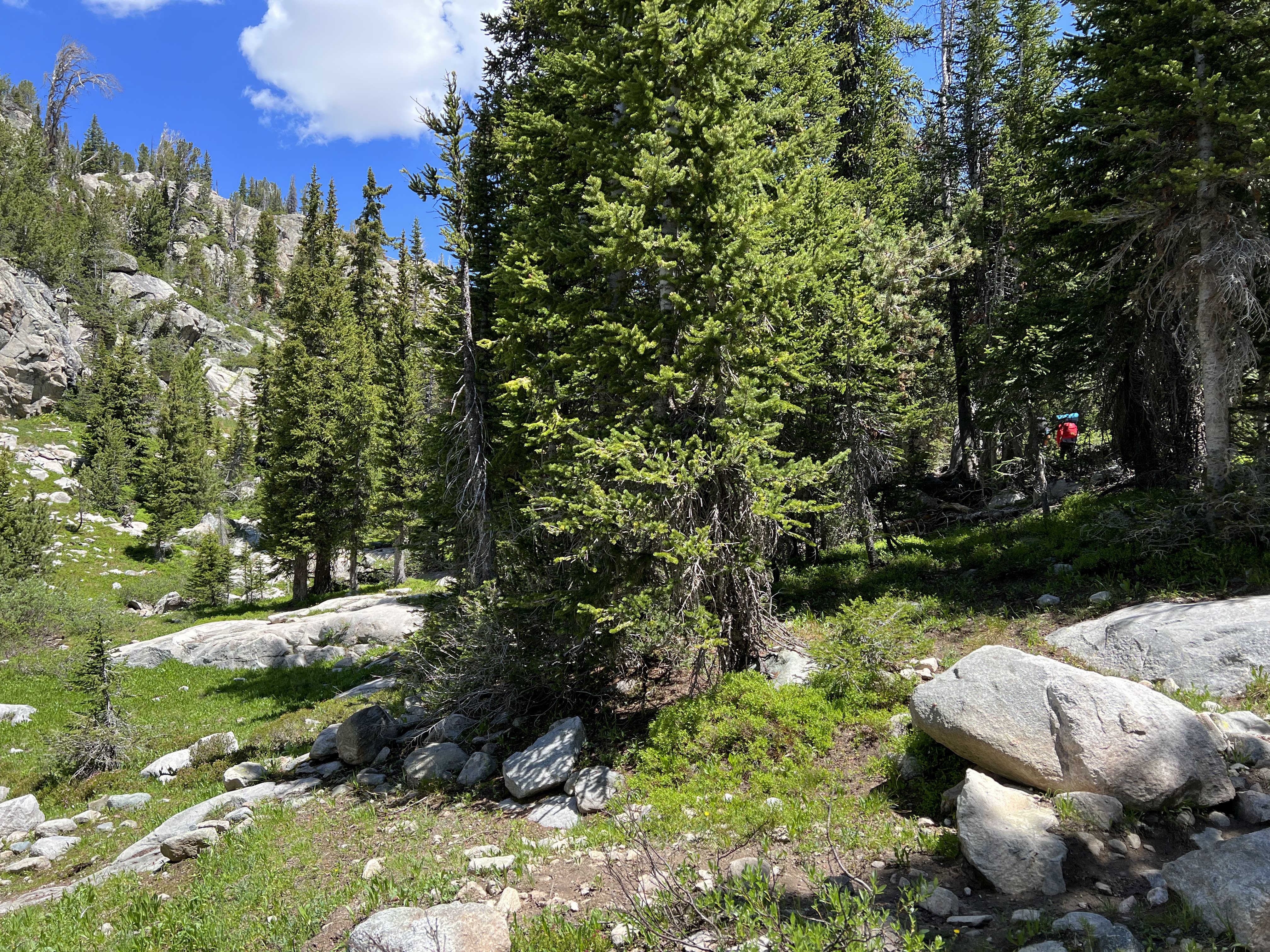 2022 Wind River Trip - Day 2 (Sapphire Lake to Island Lake, Titcomb Basin)