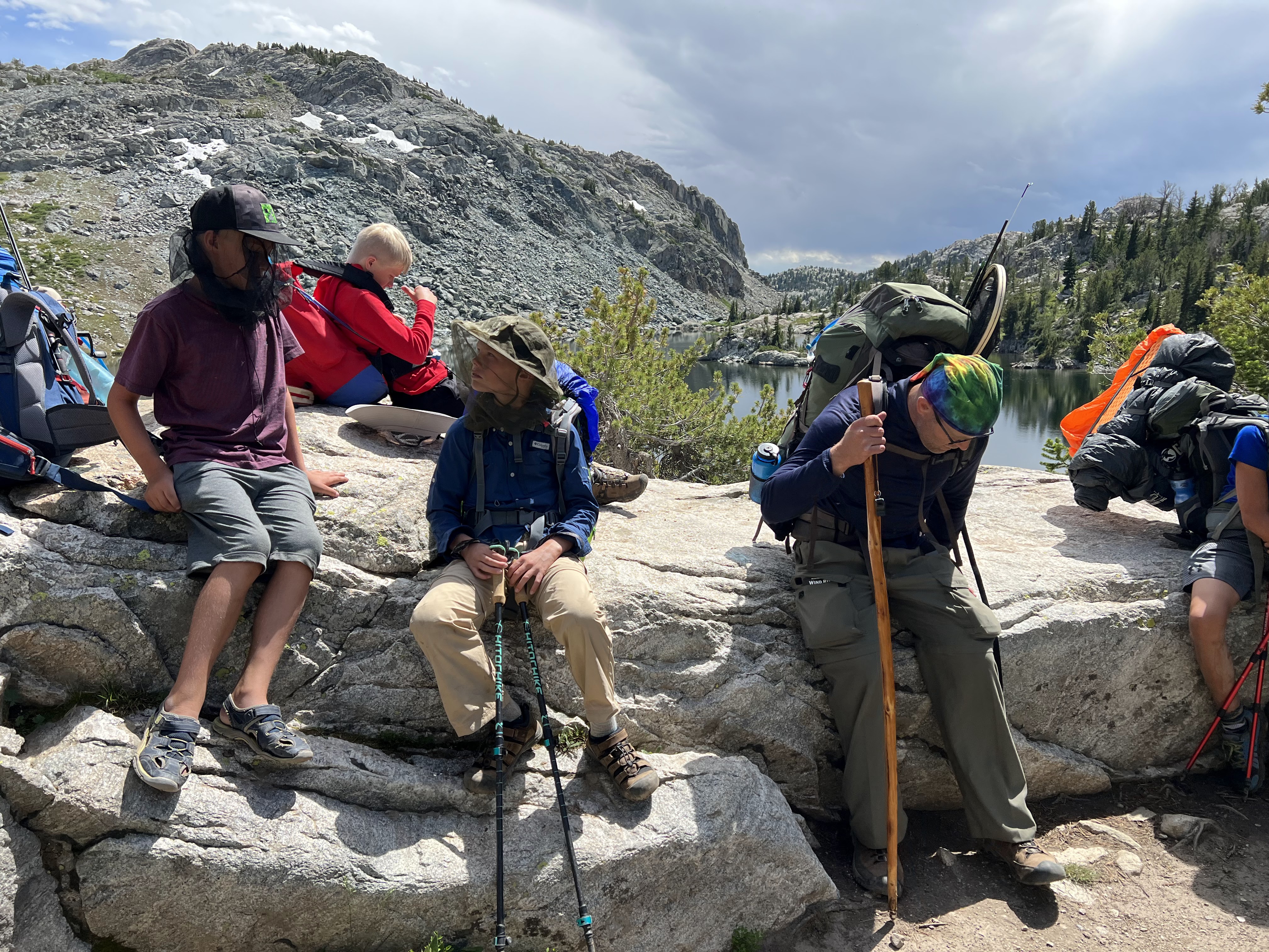 2022 Wind River Trip - Day 2 (Sapphire Lake to Island Lake, Titcomb Basin)