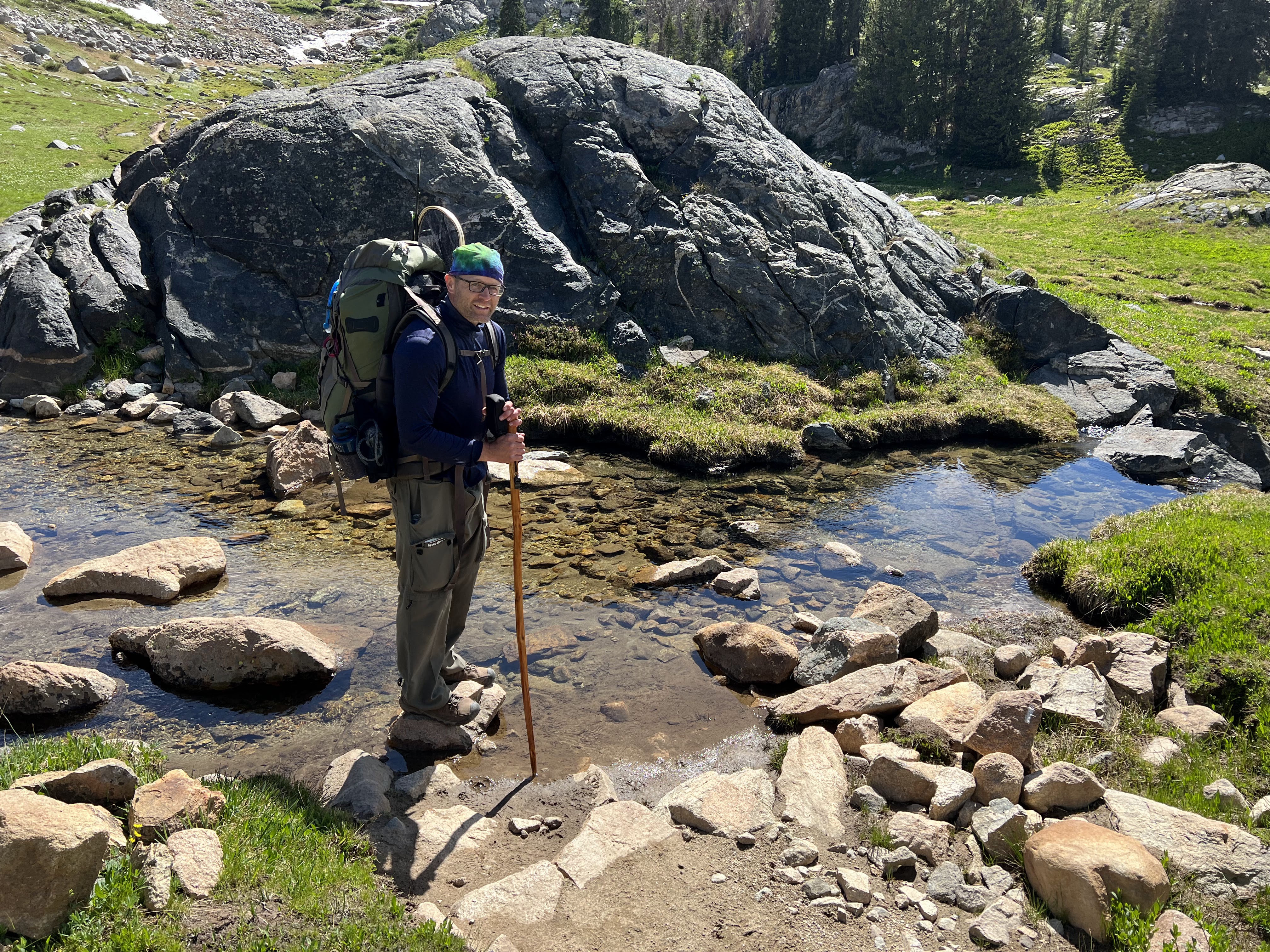 2022 Wind River Trip - Day 2 (Sapphire Lake to Island Lake, Titcomb Basin)