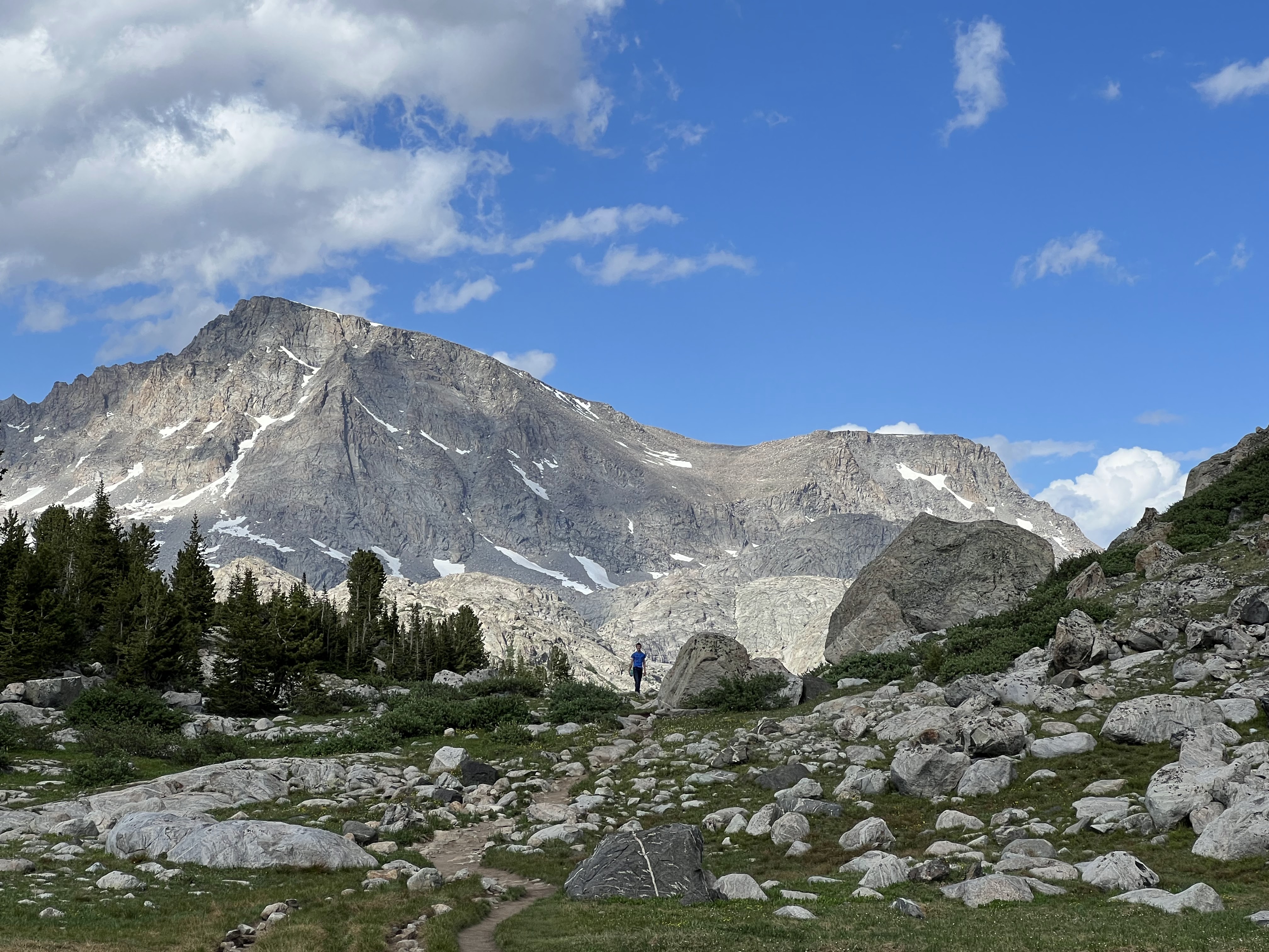 2022 Wind River Trip - Day 2 (Sapphire Lake to Island Lake, Titcomb Basin)