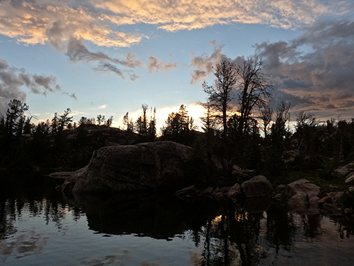 2022 Wind River Trip - Day 3 (Island Lake to Sapphire Lake, Swimming and Fishing in Little Seneca Lake, Marmot, Pika)