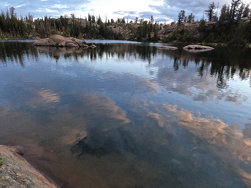 2022 Wind River Trip - Day 3 (Island Lake to Sapphire Lake, Swimming and Fishing in Little Seneca Lake, Marmot, Pika)