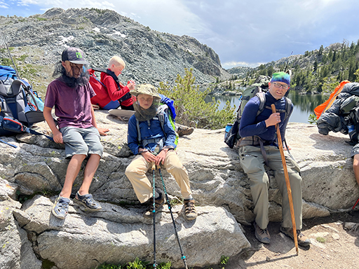 2022 Wind River Trip - Day 2 (Sapphire Lake to Island Lake, Titcomb Basin)