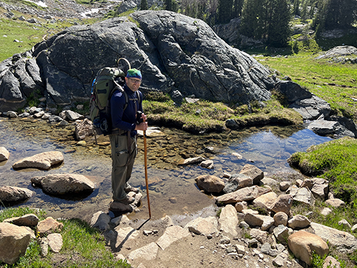 2022 Wind River Trip - Day 2 (Sapphire Lake to Island Lake, Titcomb Basin)